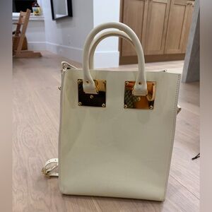 Sophie Hulme Elegant Cream Tote